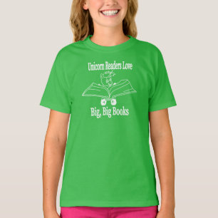 Unicorn読者が大きい大きい本を愛する – WL Tシャツ