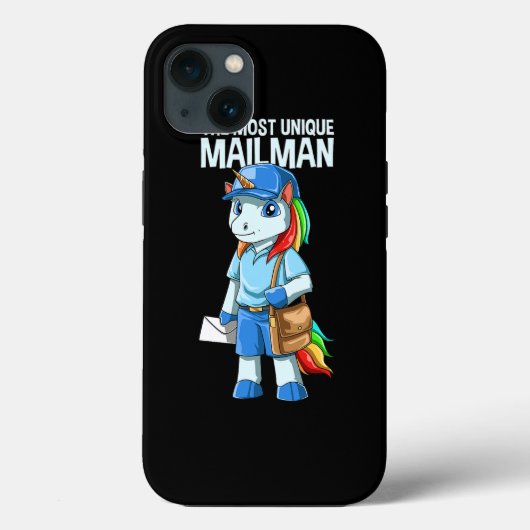 Unicorn郵便配達人魔法おもしろい郵便 Case-Mate iPhoneケース (裏面)