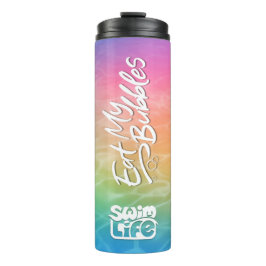 Unicorn食べ風呂の水色「マイ・バブル」泳ぐ人生 タンブラー