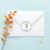 Unicorn魔法のバレンタインデー教室 ラウンドシール