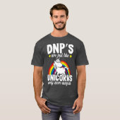 Unicorn おもしろい DNP看護実践医 Tシャツ (正面フル)