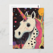 Unicorn ポストカード (正面/裏面)
