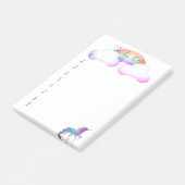 Unicorn，レインボー，リストへ ポストイット (アングル)