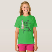 Unicorn 後を追 Your Inner Sparkle Party Favor Tシャツ (正面フル)