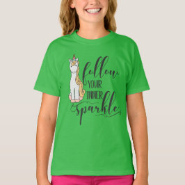 Unicorn 後を追 Your Inner Sparkle Party Favor Tシャツ