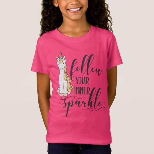 Unicorn 後を追 Your Inner Sparkle Party Favor Tシャツ (正面)