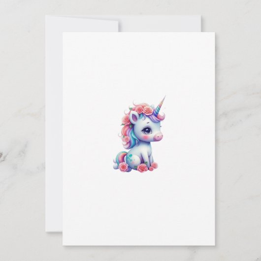 unicorn 招待状 (正面)
