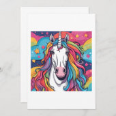 unicorn 招待状 (正面/裏面)