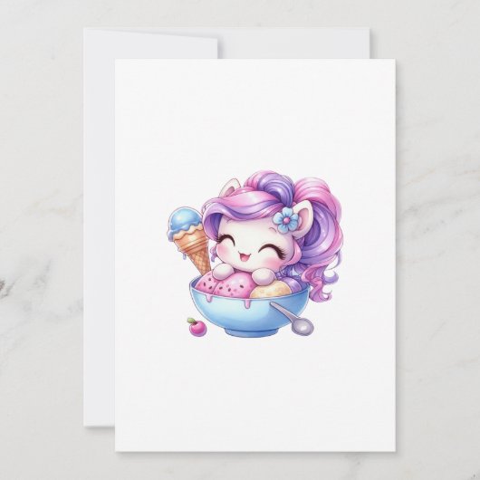 unicorn  招待状 (正面)