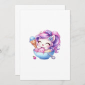 unicorn  招待状 (正面/裏面)