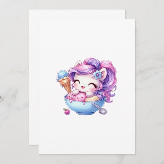 unicorn  招待状 (正面/裏面)