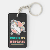 Unicorn – 私は魔法-魔法by You キーホルダー (裏面)