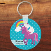 Unicorn *背景色を選択 キーホルダー (正面)
