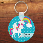 Unicorn *背景色を選択 キーホルダー (正面)