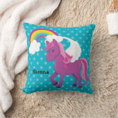 Unicorn *背景色を選択 クッション (ブランケット)