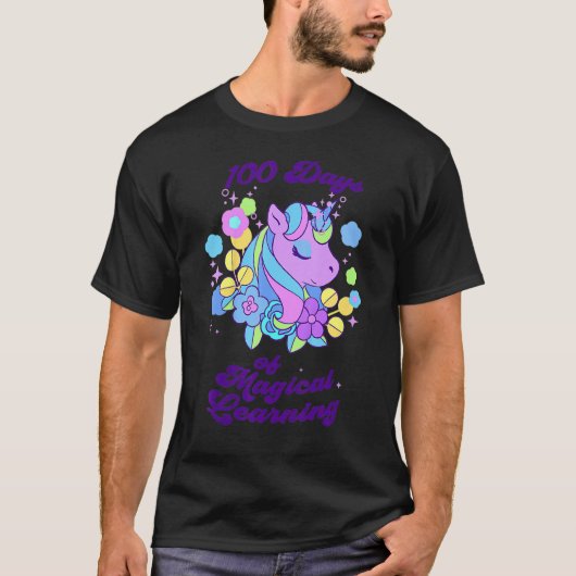 Unicorn 100日の魔法学のUnicorn 100 D Tシャツ (正面)