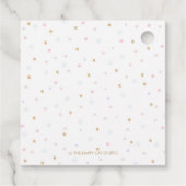 Unicorn 1st誕生日パーティーありがとうギフト フェイバータグ (裏面)