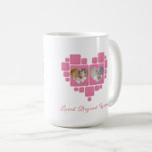 Unicorn 1st Birthday Pink Little Girl  コーヒーマグカップ (正面右)