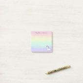 Unicorn 3 x 3ポストイットメモ帳 ポストイット (デスク上)