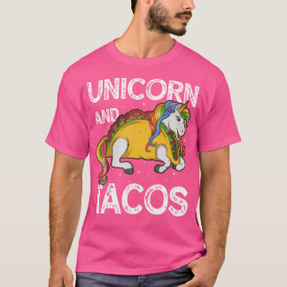 Unicorn And Tacos Rainbow Taco Squad Party Tシャツ
