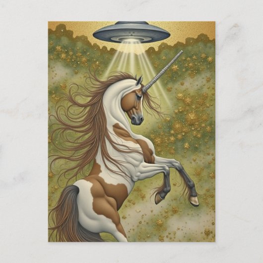 Unicorn and UFO ポストカード (正面)