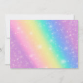 Unicorn Birthday Invitation 招待状 (裏面)