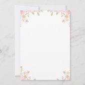 Unicorn Birthday Invitation for Girls  招待状 (裏面)