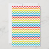 Unicorn Birthday invitation Magical Rainbow 招待状 (裏面)