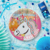Unicorn Birthday Party  ペーパープレート (パーティー)