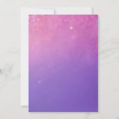 Unicorn Birthday Party Invitation 招待状 (裏面)