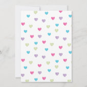 Unicorn Birthday Party Invitation 招待状 (裏面)