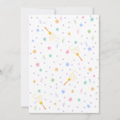 Unicorn Birthday Party Invitation 招待状 (裏面)