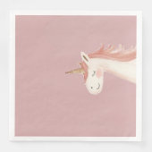 Unicorn birthday Party napkin  (正面)