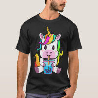 Unicorn Boba Tea Bubble Tea Kawaii Unicorn Men Kid