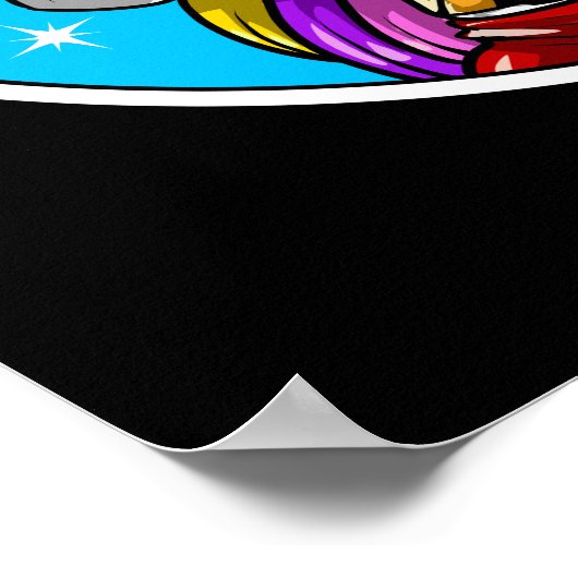 Unicorn Boxing Player ポスター (角)