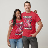 Unicorn Breast Cancer Awareness in October We Wear Tシャツ (ユニセックス)