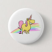unicorn button 缶バッジ (正面)