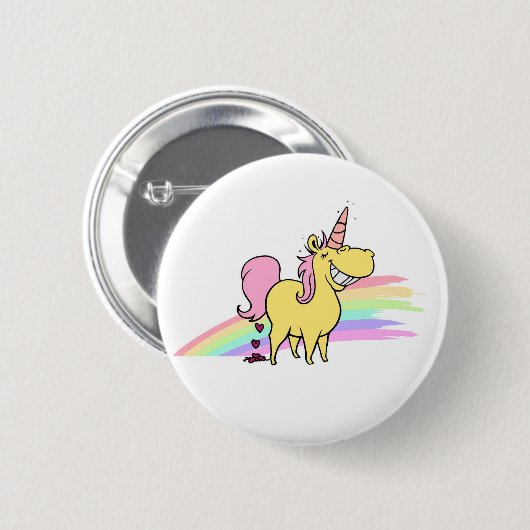 unicorn button 缶バッジ (正面&裏面)