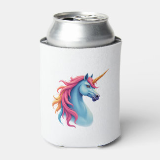 Unicorn Colorful Tie-Dye Unicorn Horse T-Shirt, Sm 缶クーラー
