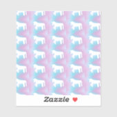 Unicorn, Cute Preppy sticker シール (シート)