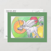 Unicorn Cycle -春©1999 ポストカード (正面/裏面)