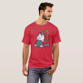 Unicorn dancing Mythical Creature Sport family gif Tシャツ (正面フル)