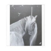 Unicorn & Dandelion notepad ノートパッド (正面)