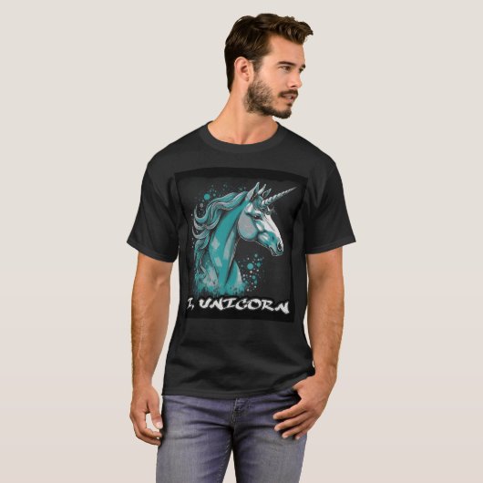 Unicorn Design – Your Choice for a T-Shirt Tシャツ (正面フル)