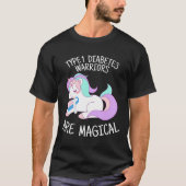 Unicorn Diabetes Warrior Gift Tシャツ (正面)