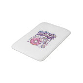 Unicorn Donut Touch My Magic Gift Idea Sticker and バスマット (アングル)