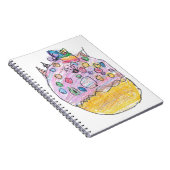 Unicorn Dounut With Sprinkles Kid Artistスケッチ ノートブック (右側)