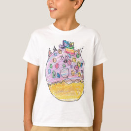 Unicorn Dounut With Sprinkles Kid Artistスケッチ Tシャツ