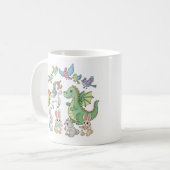 Unicorn & Dragon Kids Mug コーヒーマグカップ (正面左)