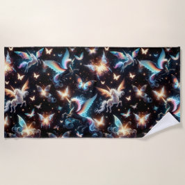 Unicorn Dreams ビーチタオル